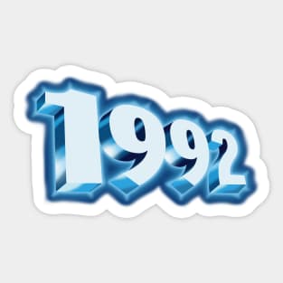 1992 Sticker